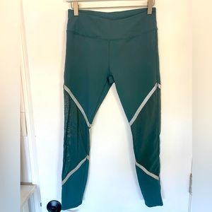 Fabletics Sea Foam Green Full Length Yoga Pants, Size 4